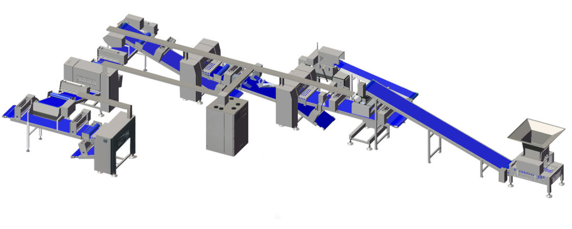 3Д рисуя сверхмощный ролик теста, модульное проектирование оборудования Шетер теста печенья поставщик
